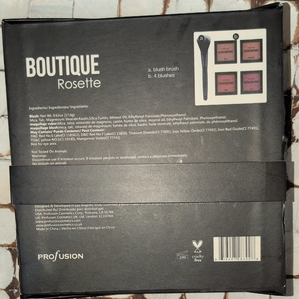 Profusion Cosmetics Blush Boutique Palette - Rosy Hues